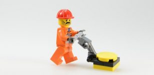 Community service lego man