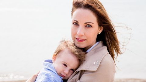 Mother and son