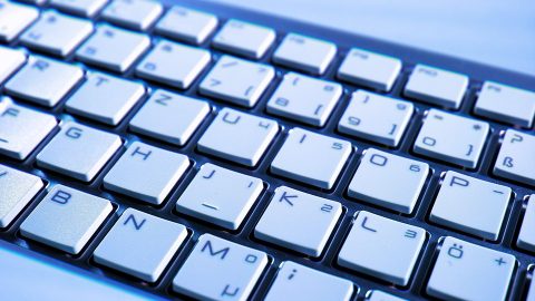 White keyboard