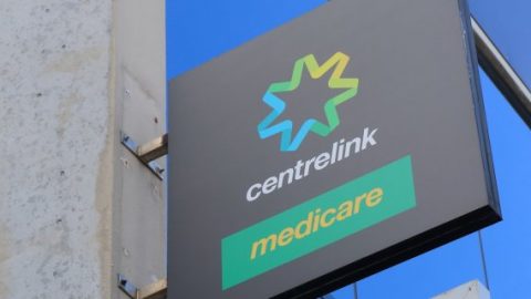 Centrelink sign