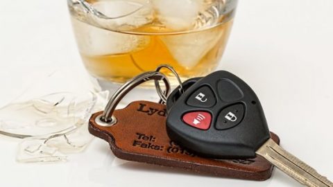 Car keys and alcohol