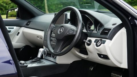 Steering wheel of a car