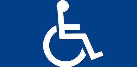 Disabled parking symbol
