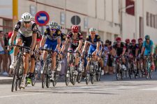 Group of cyclists