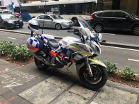 Police motorbike