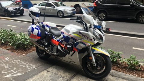 Police motorbike