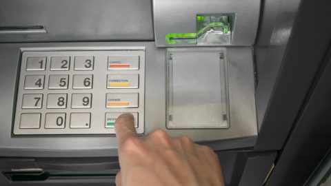 ATM keypad