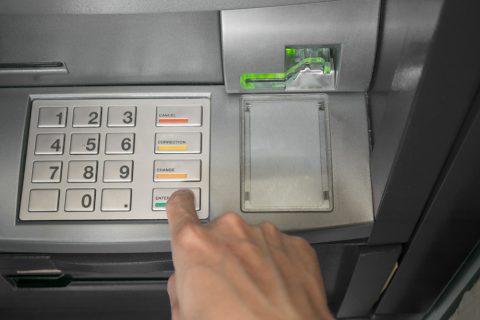 ATM keypad