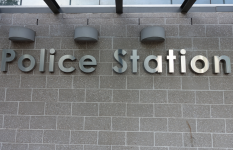 Police station sign