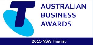 Telstra business awards finalist in 2015