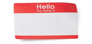 Name tag