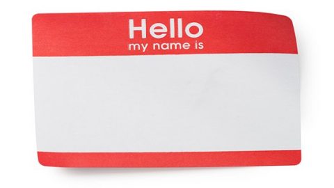 Name tag