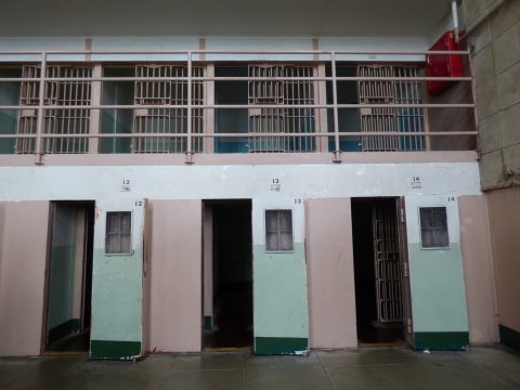 Three prison cells
