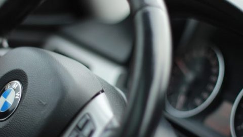 BMW steering wheel
