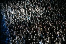 Crowd at a music festival