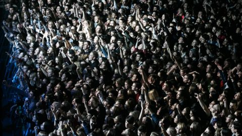 Crowd at a music festival