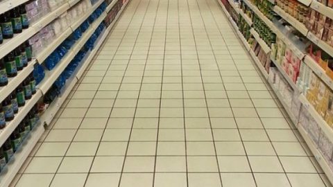Supermarket aisle
