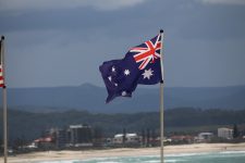 Australian flag pole