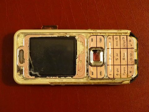 Damaged Nokia phone