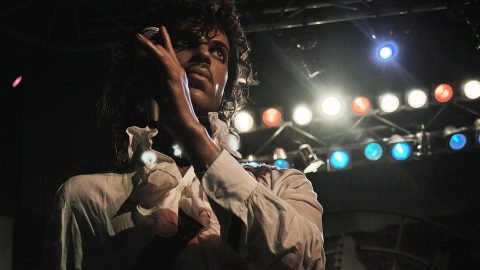 Prince on stage