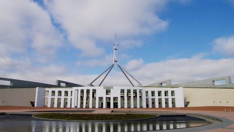 Parliament House in Canberra