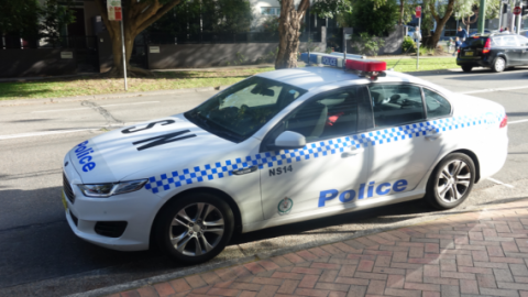 Australian police car