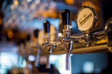 Beer tap in bar