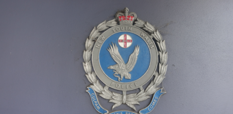 NSW Police stone