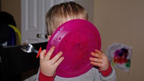 Baby eating
