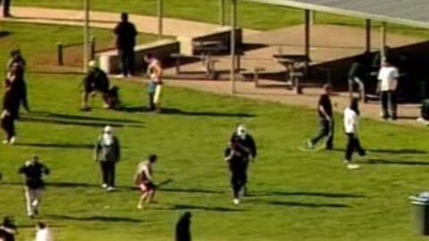 Prison riot in Victoria