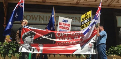 Right wing extremists at the Downing Centre