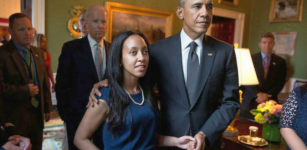 Haben Girma with President Obama