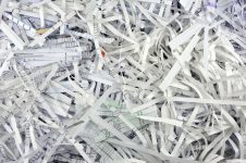 Shredded paper