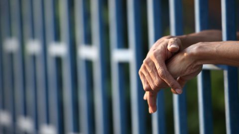 Prisoner hands