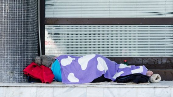 Homeless struggle