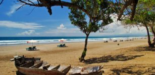 Legian beach in Bali