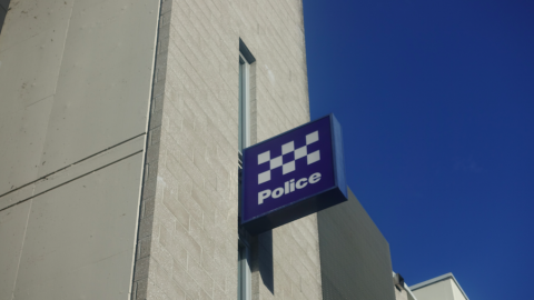 Police station sign