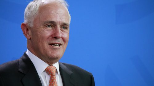 Malcolm Turnbull in a suit