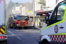 Ambulance driving to an emergency