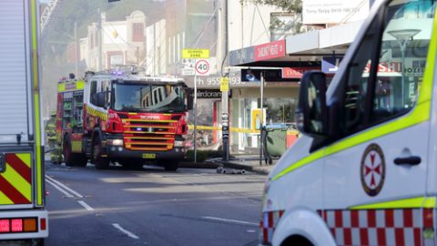 Ambulance driving to an emergency