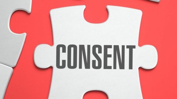 Consent labelled on a puzzle piece