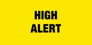 High Alert sign