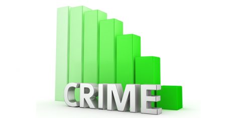Crime rates graph