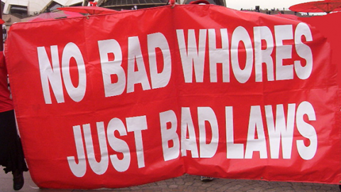 No bad whores just bad laws protest
