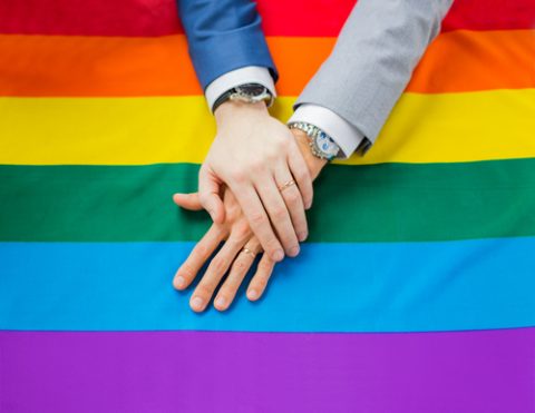 Same sex marriage flag