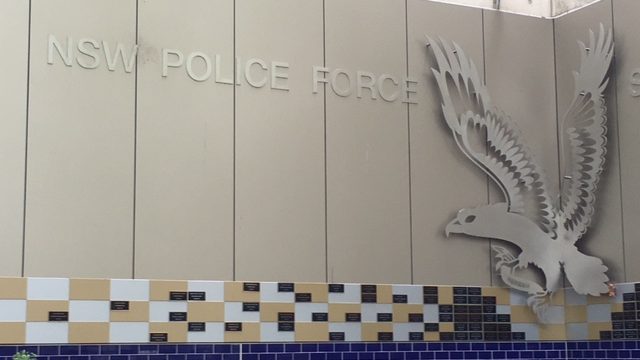 NSW Police force sign