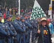 NSW police state protest