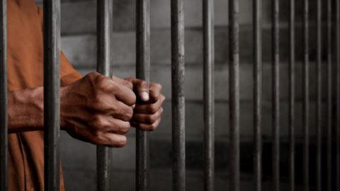 Prisoner in prison