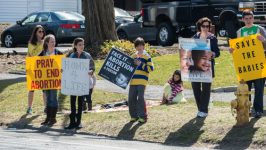 Abortion protest