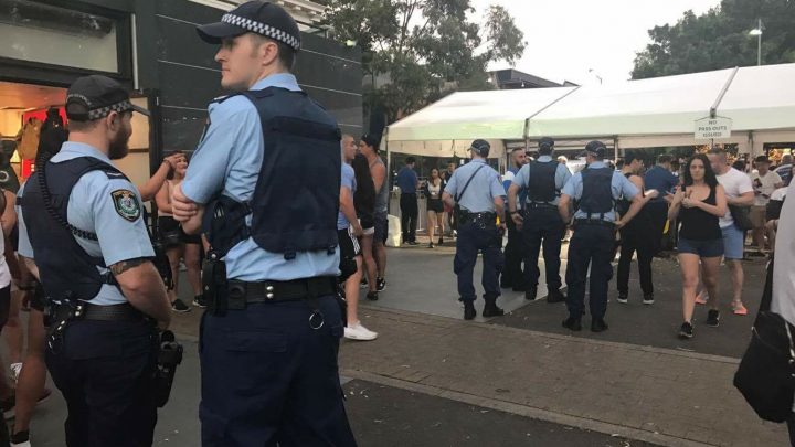 Police at festival